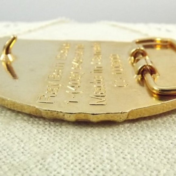 Vintage United Van Lines Brass Trucker Belt Buckle - Picture 7 of 8